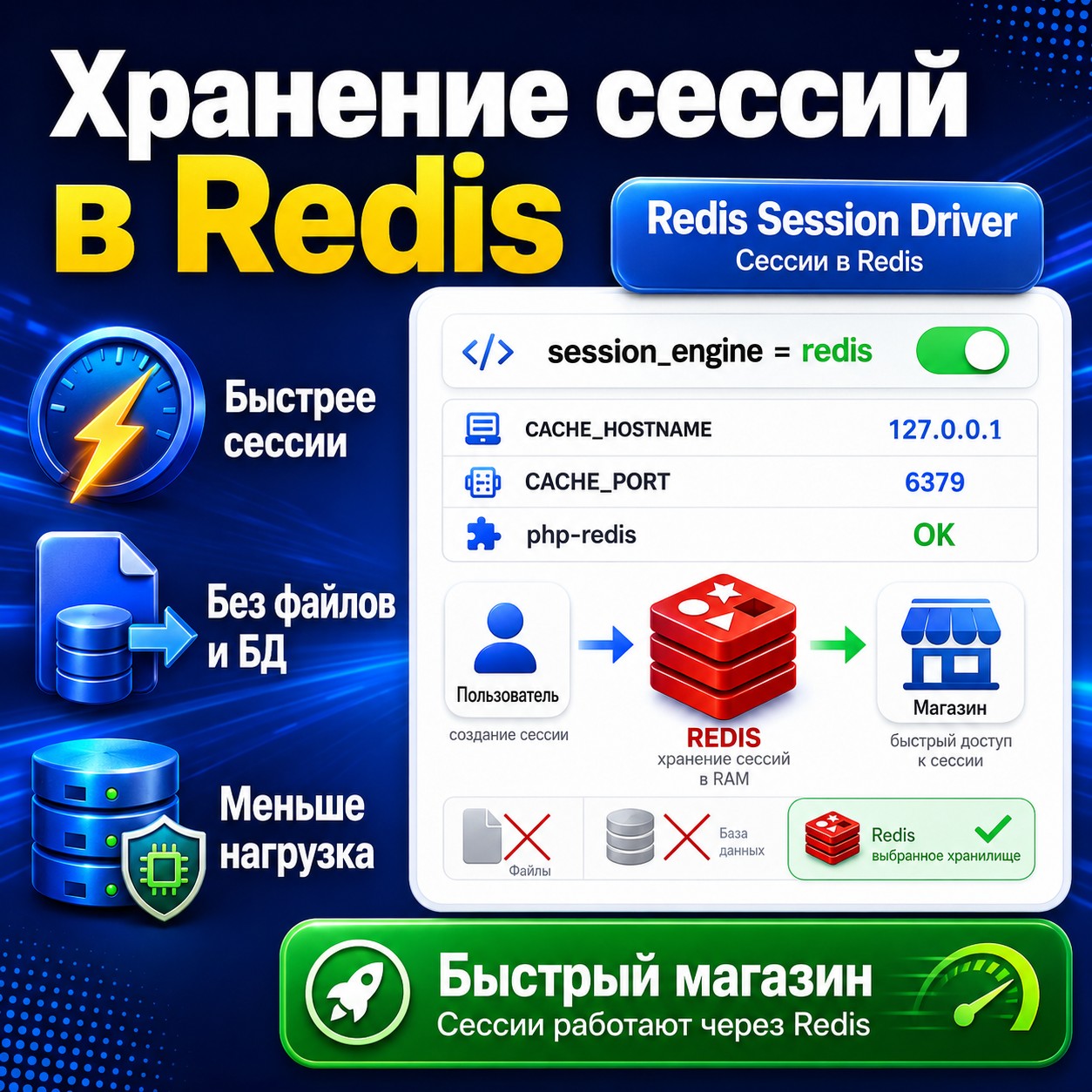 Сессии в Redis